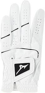 Mizuno 2020 Elite Golf Glove White/Black, Large, Left Hand