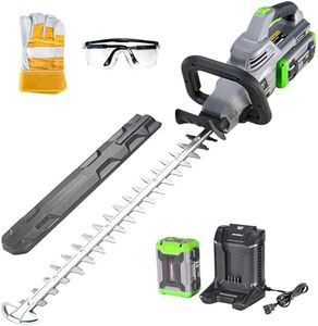 26-Inch Hedge Trimmers Cordless with Battery 60V Electric Bush Trimmer 2.5Ah Battery Power Heavy Duty Hedge Trimmer Brushless|Dual Action Steel Blades|1" Cutting Capacity for Shaping Hedges Shrubs