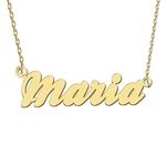 Personal Pendant Jewelry Gift Cute Name Necklace for Women Maria