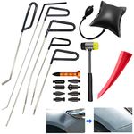 MENQANG HG01 Dent Removal Tool Set, Hail Kit, Paintless Dent Removal Puller Sets Car Door Dings Hand Tools (Pack of 6)