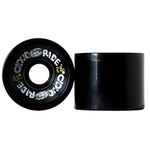 Cloud Ride! Wheels Cruiser 69mm 78A Longboard Wheels, Black