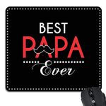 TheYaYaCafe Birthday Gifts for Father Square Printed Mousepad for Computer, PC, Laptop - Best Papa Ever