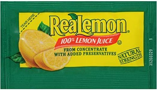 ReaLemon Lemon Juice, 0.14-Ounce Single Serve Packages (Pack of 200)