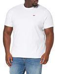 Levi's Men's Big & Tall Original Housemark Tee T-Shirt, White +, 3XL