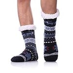 DYW Mens Fuzzy Slipper Socks Warm T