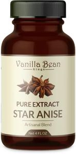 Pure Star Anise Extract for Baking and Flavoring - 4 OZ - Premium Quality Natural Flavors for Baked Goods, Desserts, & Cooking