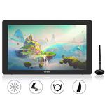 HUION KAMVAS 22 Plus Graphics Drawing Tablet with Full-laminated QD Screen 140% s RGB Android Support Ideal for Homeworking & Distance Learning Adjustable Stand - 21.5inch