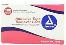 Dynarex Adhesive Tape Remover Pad, 