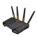 ASUS TUF Gaming AX3000 V2 Dual Band WiFi 6 Router with Mobile Tethering (Replacement of 4G 5G routers)2.5Gbps port, Mobile Game Mode, Free Internet Security, AI Mesh, Gear Accelerator, Adaptive QoS