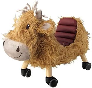 Little Bird Told Me - Ride On Toy for One Year Old Kids Toddler Toys for Girls & Boys Soft Animal Toy Strong Wooden Frame Rocking Horse Chair Baby Gift Padded Seat Indoor & Nursery Play