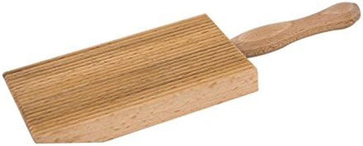 Tredoni Paleta Madera de Ñoquis Profesional Tablero Cresta Inclinado Fabricante Pasta 6x12cm