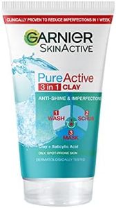 Garnier Pure Active Nettoyant Quotidien Profond Imperfections Et Brillance, 150 Ml (Lot De 1), L'emballage peut varier