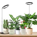 Aokrean Grow Lights for Indoor Plants Full Spectrum, 80 LEDs Plant Light for Indoor Plants, Height Adjustable Desktop Growing Lamp with Auto Timer 6/12/16Hrs, 3 Optional Spectrums,5 Brightness,2 Packs