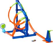 Hot Wheels Toy Car Track Set Corkscrew Twist Kit with 1:64 Scale Car, 2 Ways to Play, Connects to Other Tracks