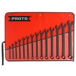 Stanley J1200FBASD Proto Combination Wrench Set, Black, 14-Piece, 12 Point