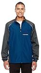 JH Design Group Men's MOPAR Lightweight Nylon Windbreaker Jacket, Royal Blue, Large