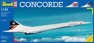 Revell 04257 Concorde 1:144 Scale Unbuilt/Unpainted Plastic Model Kit