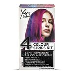 Stargazer Yummy Colour 4 Shade Semi-Permanent Hair Dye Strips Kit - Vivid