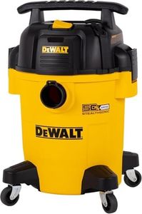 DEWALT 6 Gallon STEALTHSONIC Shop Vacuum Wet and Dry DXV06PL-QT, Ultra Quiet 4 Peak HP Wet Dry Vac for Jobsite & Workshop