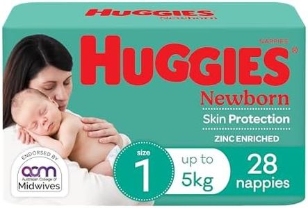 Huggies Newborn Nappies Size 1 (up to 5kg) 28 Count