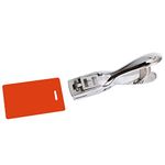 Slot Punch Badge Hole Punch Plier Tool for PVC ID Card Hand Held