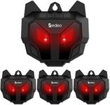 Redeo Solar Nocturnal Animal Repeller Predator Control Light Coyote Repellent Devices Waterproof Fox Raccoon Skunk Deer Deterrent with Red LED Lights for Garden Farm Chicken Coop