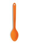 HIC Essential Heat-Resistant Flexible Nonstick Silicone Baking Mixing Spoon, Cantaloupe, 12.5-Inch
