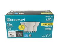 EcoSmart 50W Equivalent Bright White MR16 GU10 LED Light Bulb (12-Pack)