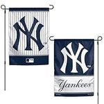 WinCraft New York Yankees Team Garden Wall Flag Banner 12" X 18" 2 Sided Baseball