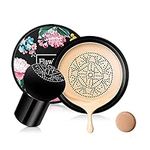 BB Mushroom Head Air Cushion CC Cream Foundation Cover Concealer Makeup Moisturizing Brightening Pigment Liquid Foundation, Even Skin Tone Makeup #Natural