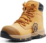 OUXX Work Boots for Men, Side Zippe