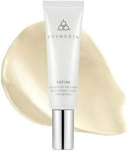COSMEDIX Define Anti-Aging Face Cream with Hydroxy Acid & Retinol Complex - Age-Defying Facial Moisturizer for Fine Lines, Wrinkles & Uneven Skin - Lightweight PM Facial Treatment for All Skin Type