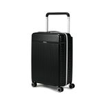 Assembly Polycarbonate Large Check-in Luggage - 28 Inches | Premium Wide Handle Hard Trolley Bag 110 liters with in-Built TSA Lock & Noise-Free Wheels - Rover - Black