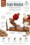 WARIS HANDICRAFT Wooden Yarn Ball Winder Knitting Crocheting Wool Ball Maker Machine (PRIMUM Quality Rosewood Wood)