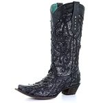 Corral Boots Women's C3423 Black 10.5 B US