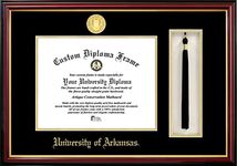 Campus Images NCAA Arkansas Razorbacks Tassel Box and Diploma Frame