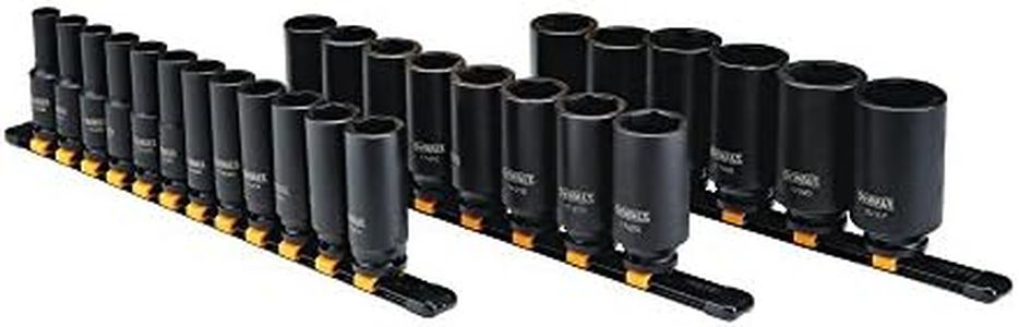 DEWALT DWMT19242 26PC MM 1/2"Drive Impact Deep Socket Set