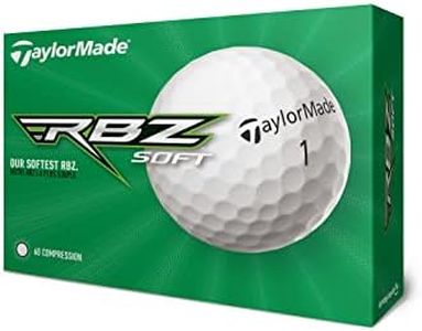 TaylorMade Palline da golf RBZ Soft Dozen, bianche, una dozzina 2021