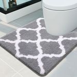 OLANLY Toilet Rugs U-Shaped 24x20, 