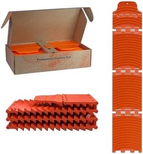 GoTreads Regular Traction Boards - Pair of Foldable, Compact Traction Mats for Camping, Off-Roading, and Vehicle Leveling - Orange