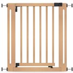 Safetots Wooden Elegance Baby Gate, Natural, 71cm - 79cm, Pressure Fit