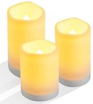 Solar Powered Pillar Candles