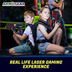 ArmoGear Laser Tag Set – 4-Pack Multiplayer Game for Kids & Adults