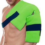 Brownmed Polar Ice Shoulder And Hip Wrap, Cold Therapy Ice Pack, Universal Size (Color May Vary)