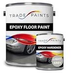 2 Pack Epoxy Garage Floor Paint - 5 Litres (Light Grey BS00A05)