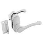 National Hardware V1320 1-3/4" Lever Latch in White