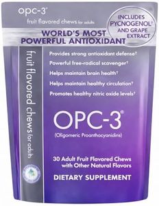 OPC-3 Isotonix Chews - Antioxidant Supplement - Pycnogenol, Grape Seed Extracts, Bilberry, Red Wine & Pine Bark Extracts - for Heart & Circulatory Support - 30 Servings