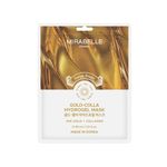 Mirabelle Korea Gold-Colla Hydrogel Mask | Premium Korean Glass Skin Collagen Face Mask | Intense Deep Hydration, Pigmentation Correction, Anti-Aging & Pore Minimizing | For Men & Women | Pack of 1