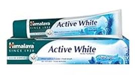 Himalaya Active White Gel | Herbal Toothpaste with Fruit enzymes |Teeth whitening |Anti Bacterial for Full Mouth Protection |Paraben and Bleach Free|100% Vegetarian -75 ml