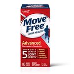 Schiff Move Free Joint Health Supplement, Triple Strength Glucosamine Chondroitin with Collagen and Hyaluronic Acid, 80 Count